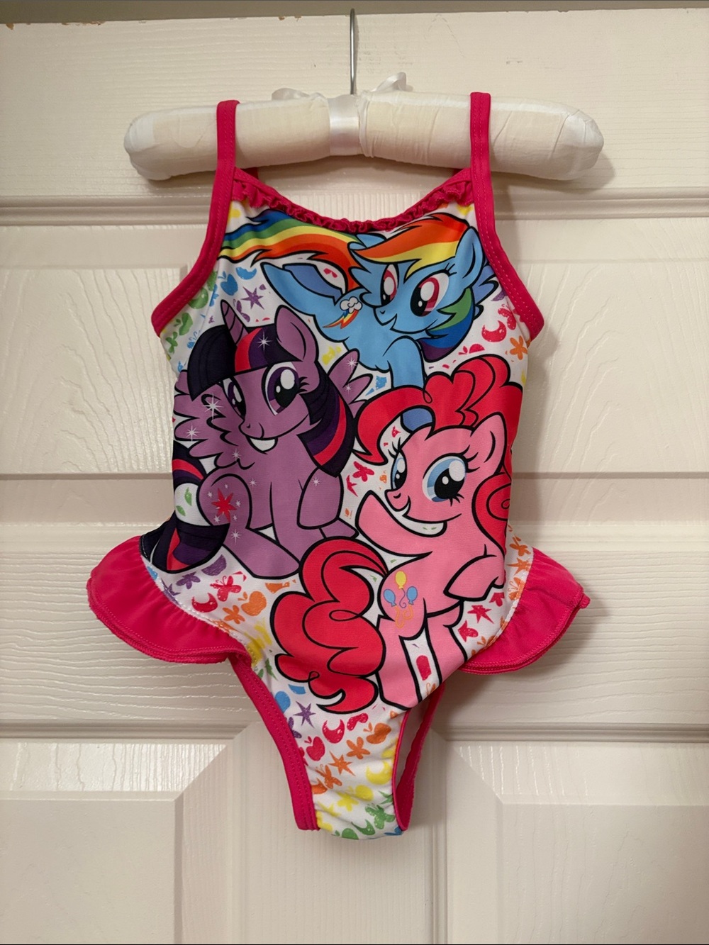 My Little Pony Kids One-Piece Swimsuit - Pink, Purple, Blue